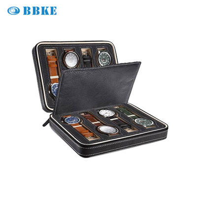 Wholesale Pu Leather Single Men'S Watch Box Storage Case, High Quality Portable Watch Case Storage Box