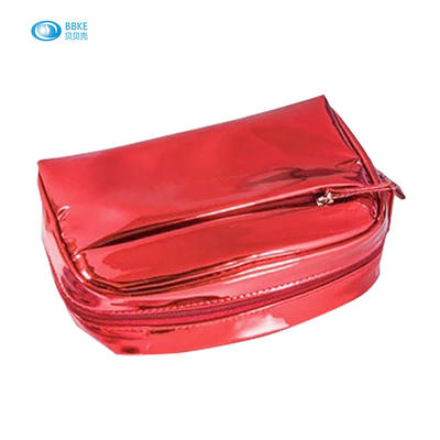 Shiny Rainbow Pouch Portable Handle Bag Colorful Laser Iridescent Pouch Waterproof Skincare Cosmetic Bag