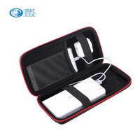 Oem Service Black Hard Shell Molded Eva Protective Power Bank And Storage Carrying Zipper Case