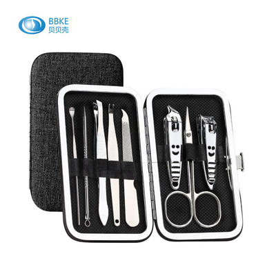 Stainless Steel Custom Personal Care Tool Eyebrow Hair Tweezer Scissor Gift Kit In Compact Case