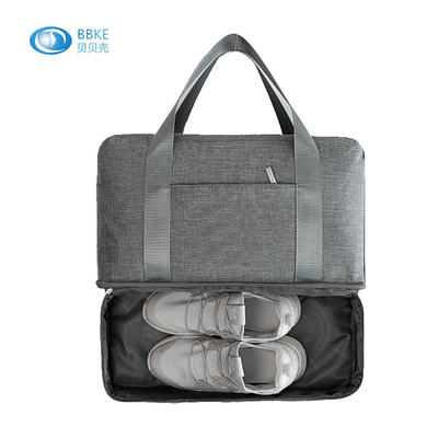 Travel Portable Duffel Bag With Storage Shoes Compartment Waterproof Sports Gym Duffel Bag