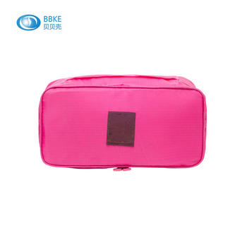 7 colors travel organizer kit underwear pouch waterproof nylon cosmetic bra underwear storage bag